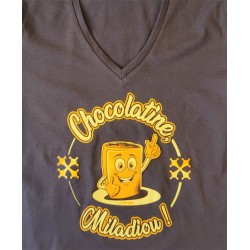 T-shirt femme Chocolatine Miladiou !